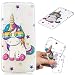Produktbild 2X Handy Silikonhülle für Xiaomi Redmi Note 6 Pro, Stoßfest Schutz Tasche Weich TPU Gel Bumper Etui Dünn Cover Case (Einhorn Kat) Kratzfest Anti Fingerabdruck, mit 2 Tier Kable