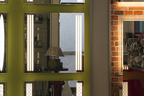 Bricode Süd LED Badezimmerspiegel Clarius (C). Badspiegel in verschiedenen größen mit LED Beleuchtung (warmweiß, 75cm x 50cm (bxh)) - 5