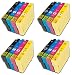 Produktbild Prestige Cartridge 16 x Epson 27XL Tintenpatronen, schwarz/cyan/magenta/gelb