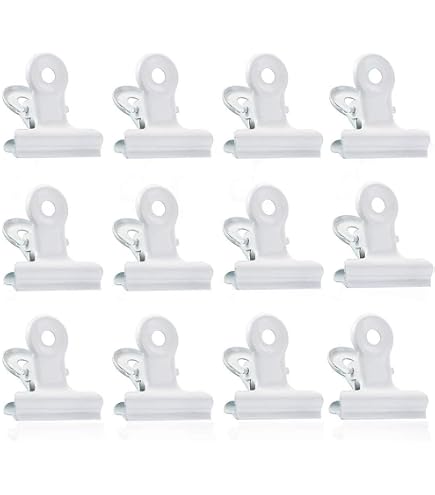 Clips Bulldog Dorados 22mm - Pack 30 Unidades Metal | Para Oficina, Manualidades, Etiquetas