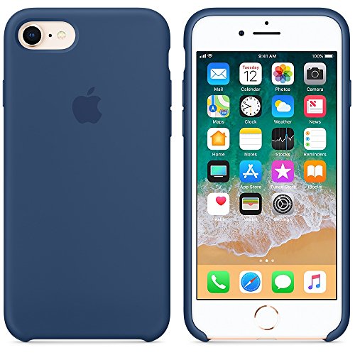 Funda para iPhone 7/8 Carcasa Silicona Suave Colores del Caramelo con Superfino Pelusa Forro,Anti-rasguños Teléfono Caso para Apple iPhone 7/8 (iPhone 7/8, Azul Cobalto)