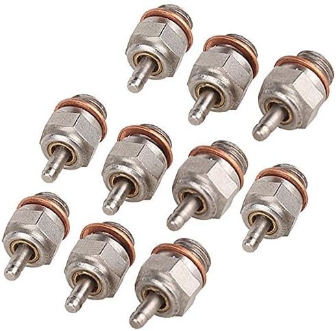 Yiguo 10pcs 70117 N4 #4 Steel Glow Plug Spark Hot Nitro Engine for Traxxas OS HSP RC 1:10 Car Silver