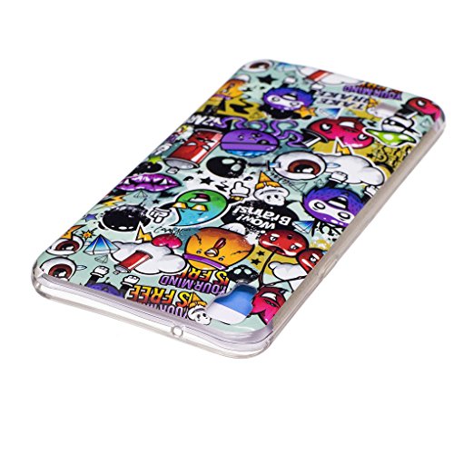 LG X Power Funda  SATURCASE Patr  n Hermoso Luminoso Fluorescente Ultra Delgado Flexible Suave TPU Gel Silicona Trasera Bumper Protector Funda Carcasa Case Para LG X Power  Design-6 
