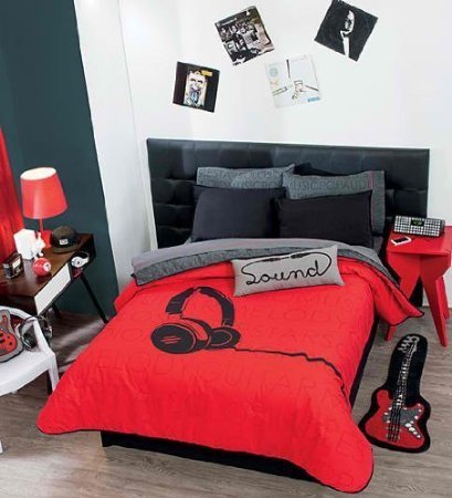 360 Skin Care Audifonos Reversible Comforter Set (Full/Queen) by