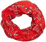 Modischer Rundschal PIECES Damen Schal PCBEYONCE TUBE SCARF PB Mehrfarbig (Aura Orange), (Herstellergröße: One Size)