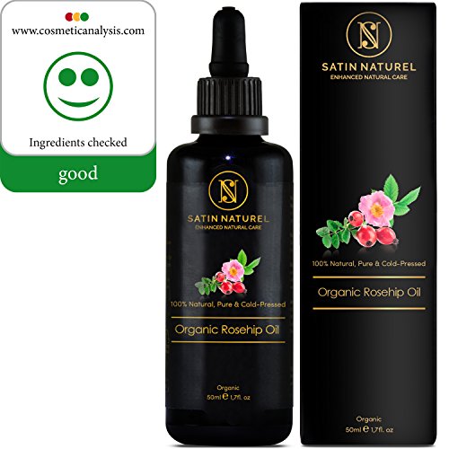 Bio Hagebuttenöl 100ml von höchster Qualität - Wildrosenöl Rein & Natürlich in Lichtschutz Flasche mit Spray + Pipette - 100% kalt gepresst & nativ, rein natürlich & zertifiziert biologisch – feuchtigkeitsspendendes Hagebutten Öl mit Vitamin A, E + Omega 3,6,9 für weiche & junge Haut, gesunde Haare, Nägel, Körper & Gesicht – Haaröl Hautöl Gesichtsöl Körperöl Rosehip Oil - Geschenkidee Geschenk für Weihnachten