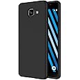 AICEK Cover per Samsung Galaxy A3 2016, Cover Galaxy A3 2016 Nero Silicone Case Molle di TPU Sottile Custodia per Samsung Gal
