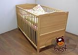 Best For Kids NELLY 2 in 1 GITTERBETT KINDERBETT JUNIORBETT BETT TODDLER BED 140×70 + GRATIS - 6