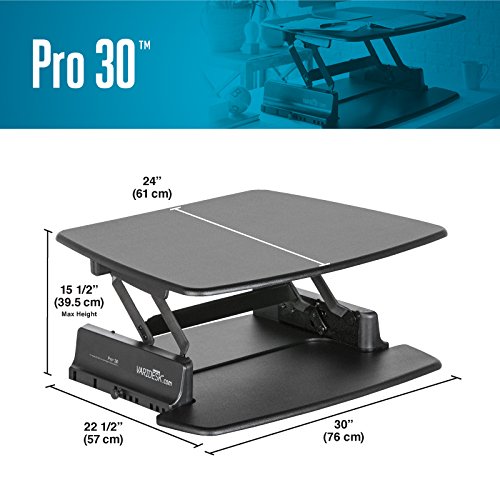 Steh-Arbeitsplatz – Stehschreibtisch – VARIDESK Pro 30 - 5