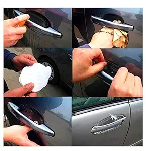 Kardeck Universal Invisible Car Door Handle Scratches Protector (1 Pack 4 Piece)