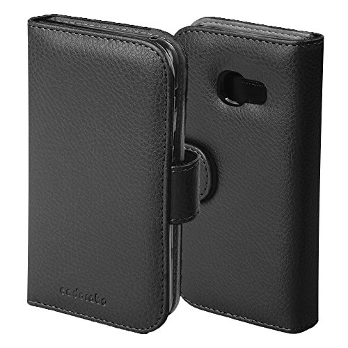 Samsung Galaxy A5 2017 HÃ¼lle in SCHWARZ von Cadorabo - HandyhÃ¼lle mit 3 KartenfÃ¤cher Case Cover SchutzhÃ¼lle Etui Tasche Book Klapp Style in OXID SCHWARZ
