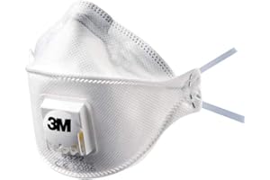 3M Aura Maska ochronna 9322+, FFP2, z zaworem wydechowym Cool Flow, certyfikat bezpieczeństwa EN, 10 sztuk