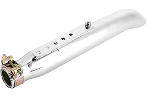 ‎EBTOOLS EBTOOLS Endschalldämpfer, Auspuffrohr, Auspuffschalldämpfer, Auspuffschalldämpfer, Universal, für Motorrad, Edelstahl, Eisen, mit Reduzierstück 35/39/43 mm