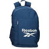 Reebok Ashland Double Compartment Backpack + School Pencil Case Blue 30x48x15cm Polyester 21.6L by Joumma Bags
