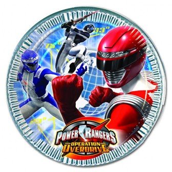 Preisvergleich Produktbild Power Rangers Partyteller "Operation Overdrive"