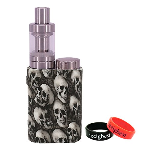ELeaf iStick Pico 75W Silicone Case deckt mod Silikon Haut (skull black)