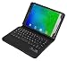 Produktbild Tab E 8.0 Tastatur Fall, Kugi Samsung Galaxy Tab E 8.0 Fall – Hohe Qualität superdünn Abnehmbare Bluetooth Tastatur Ständer Portfolio Schutzhülle/Cover für Samsung Galaxy Tab E 8.0 Tablet, Schwarz