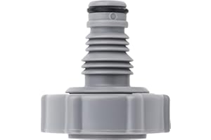 GOSKNOR Zawór Spustowy Basenu, Plastikowy Adapter Spustowy Basenu Złącze Spustowe Basenu Przyłącza Spustowe Basenu do Adaptera Węża Basenowego Części Spustowe Basenu Numer Części P6H1419