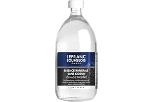 LEFRANC BOURGEOIS Lefranc & Bourgeois Malmittel, geruchsarmes Lösungsmittel für Ölfarben in 1 L Flasche