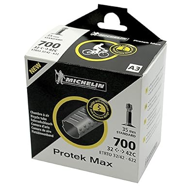 Michelin Chambre À Air Pour Vtc Marque Michelin Modèle Protek Max A3 Pour Roue 700 Spécial Vtc Dimension 35/47- Valve Standard