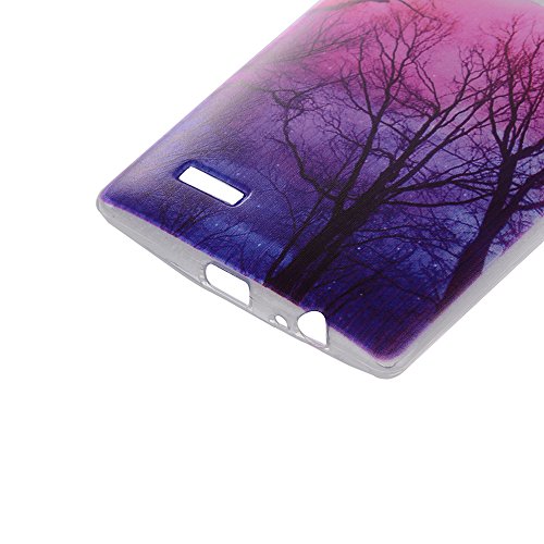 Silingsan Funda de Silicona para LG G4 Carcasa de Caucho Gel TPU Soft Slim Silicone Case Cover Funda Protectora Carcasa Ultra Delgado Funda Blanda Flexible Caja Anti Rasgu  os Anti Choque - Cielo Colorido
