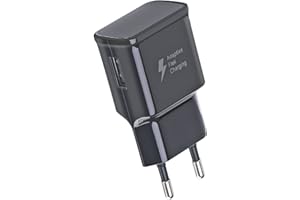 POWERSKY Szybka ładowarka USB 15 W do Samsung Phone, kompatybilna z Samsung Galaxy S21, S20, S10e, S9, S8 Edge/Plus/Active, Note 10, 9, 8, 7, A53 5G, A7, A8, seria A, oryginalna wtyczka