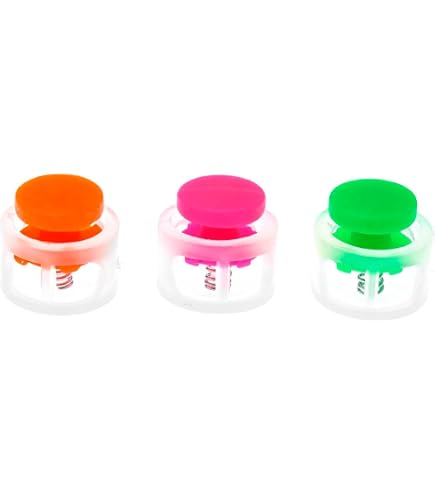 Pack De 6 Arrêts De Cordon Transparents Rico Design - Pour Lacets, Cordons De Vêtements