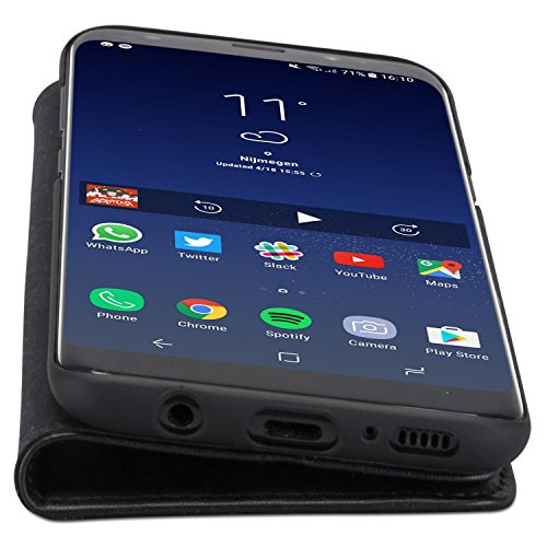 CASEZA Samsung Galaxy S8 Funda Negro Tipo Libro Piel PU Case Cover Carcasa Plegable Cartera Oslo Piel Vegana Premium para Galaxy S8 5 8 Original - Ultrafina con Cierre Magn tico reviews CASEZA Samsung Galaxy S8 Funda Negro Tipo Libro Piel PU Case Cover Carcasa Plegable Cartera Oslo Piel Vegana Premium para Galaxy S8 5 8 Original - Ultrafina con Cierre Magn tico