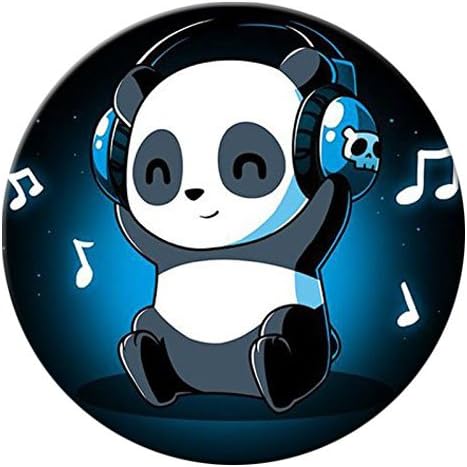 360 degree rotation Multi-function Cell Phone Holder Pop cellular phone bracket Socket Universal Expanding Stand Grip hands Mount for Smartphones,Tablets,(Panda music)animal color