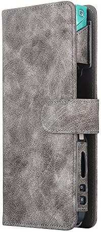 IQOS Case Pouch Bag Protective Holder Cover MR BALD iQOS Wallet Case Electronic Cigarette iQOS PU Leather Carrying Case Holder Cover (Grey)