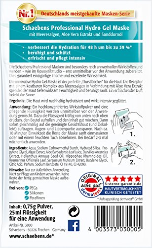 Schaebens Professional Hydro Gel Maske, 10er Pack (10 x 1 Stück) - 2
