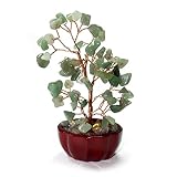 Árbol de piedras semipreciosas de aventurina verde, hecho a mano. Especialmente diseñado para los amantes de la decoración. No hay dos exactamente iguales. ¡el regalo perfecto!