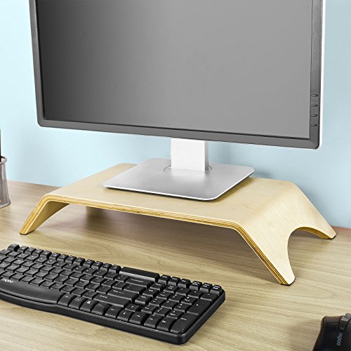 SoBuy® Design Monitor Bildschirm Ständer, Monitorerhöhung, Bildschirmerhöher, Monitorständer, Tischaufsatz, FRG98-N