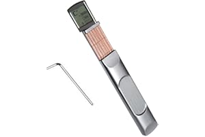 OSINDII Pocket Guitar Chord Practice Tool, Portable Guitar Neck trainer with Rotatable Chords Chart Screen for beginners (Battery Included)