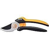 Fiskars Bypass L Bah&ccedil;e Makası, Masif, P341, Taze dallar ve &ccedil;alılar i&ccedil;in, Yapışmaz kaplama, Paslanmaz &ccedil;elik bı&ccedil;aklar, Uzunluk: