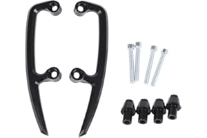 KIKAPA Barres D'Appui ArrièRe PoignéE De Rail D'Appui Passager pour Passager ArrièRe pour NINJA650 Z650 650 2017-2021 (Noir)