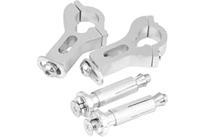 Ruspela Support de montage pour guidon de moto - 22 mm - Kit de montage - Composant de moto