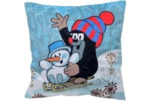 MU BRNO - Maulwurf Kissen, winter 25x25 cm