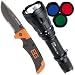 Produktbild LiteXpress Gerber Klappmesser Bear Grylls Scout GE31-000754 mit X-Tactical 105 LED-Taschenlampe bis zu 550 Lumen LXL448001B, Set-Kombi55