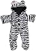 Build Your Bears Wardrobe Zebra All-in-one Teddy Clothes Outfit fits Build a Bear Teddies (Black/white)