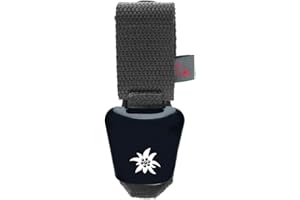 ebos Alpenhupe, Clochette de Vache comme Sonnette de vélo ✓ Utilisation d'une Seule Main ✓ pour Tous Les vélos | Grande Sonnette de vélo (différent Motifs/Couleurs)