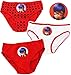 Price comparison product image 3 tlg. Slip / Unterhosen - " Miraculous - Geschichten von Ladybug und Cat Noir " - Größe 4 bis 5 Jahre - Gr. 110 bis 116 - 100 % Baumwolle - Mehrpack / Höschen - Mädchenslip / Unterwäsche - für Kinder Pants Unterhosen Unterhose / Marienkäfer / Marinette Dupain-Cheng - Tikki - Adrien - Slips Mädchen 3er Pack / Packung