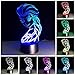 Produktbild Frozen 3D LED Lampe, Dekorativ 3D Illusion Lampe 7 Farben Schreibtisch Optische Illusions LED Nachtlicht,Best Geschenke für Tochter