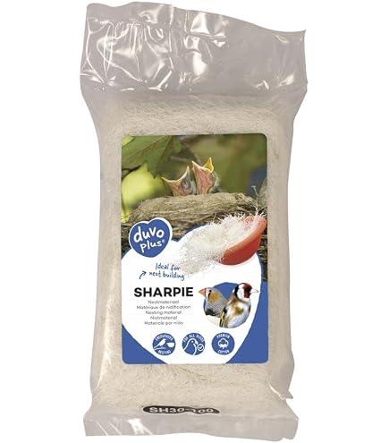 Nestmaterial-Mix 50g – Mit Scharpie, Moos, Sisal, Kokosfasern, Baumwolle & Jute Für Vögel