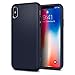Price comparison product image iPhone X Case, iPhone 10 Case, Spigen® [Liquid Air] iPhone X Case Cover with Durable Flex and Easy Grip Design for iPhone 10 (2017) - Midnight Blue - 057CS22124