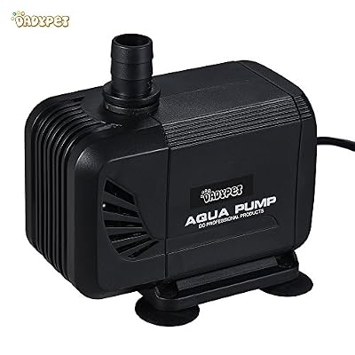 Dadypet Pompe Aquarium, Pompe à Eau Submersible 1500L/H 220-240V/50Hz, Pompes de Piscine, Multifonctionnelle et Silencieuse