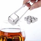 Cantidad: 1 unidad. Casavidas - Cubitos de hielo de acero inoxidable para barra de piedra KTV (incluye Wisky, vino, cerveza, enfriador, enfriadores de hielo, enfriadores de refrigeración)