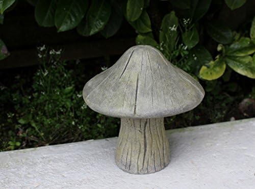 Garden Mushroom, Stone Garden Decoration, Toadstool Lawn Decor, Cornwall Stoneware, Gift Idea