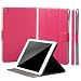 Produktbild iCues Schutzhülle kompatibel mit Apple iPad Mini 4 | Manzano Tasche | 360° Standfunktion Peacock Pink | Stand Extra Leicht sehr Dünn Leder - Imitat Book Schutz Etui Flip Case Booklet Hülle Wallet