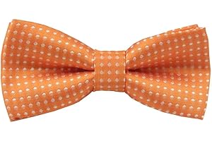 AUSUAYA DE-B6T5 - Nœud papillon à pois - Pour enfant de 3 à 8 ans - Longueur réglable